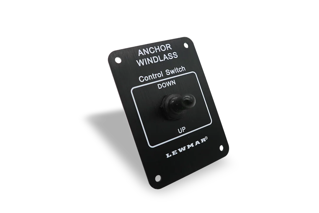 0052519 – LEWMAR Windlass Switch, Use To Control Up And Down Function Of Anchor Windlass Toggle 25 Amps Single
